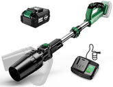 KIMO front view with pole extended showing reach and ergonomic benefit