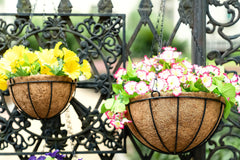 Kingbuy planted basket on kitchen windowsill for easy herb access