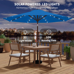 Kingdura solar panel on top charging LEDs for eco-friendly lighting