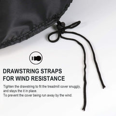 Kingling adjustable drawstring hem visible, secures cover against wind