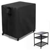 Kingling front view showing cover fit on Ooni medium table and full protection