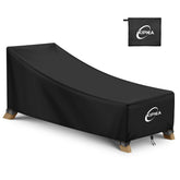 Kipiea front view showing full cover protecting chaise lounge, durable protection