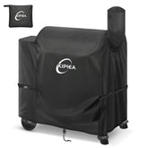 Kipiea front view cover on Traeger Pro 22 showing full protection and neat fit
