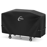 Kipiea front view on 36-inch griddle protecting grill from dirt