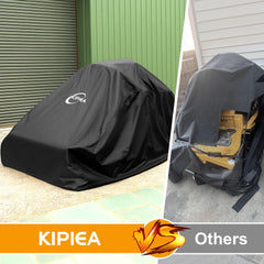 Kipiea drawstring hem tightened, snug protective fit