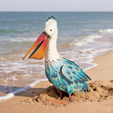 Kircust pelican front view showing painted detail and decorative appeal