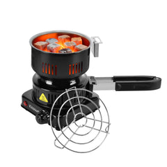 KITOSUN front view hot plate showing compact durable housing and control knob for fast lighting