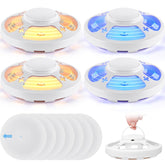 Kittmip front view of white unit showing compact design and easy placement