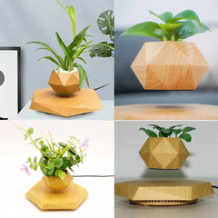 KIYOMING base close-up highlighting magnet detail and stable levitation benefit