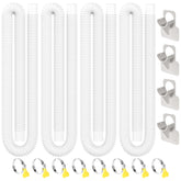 KLOLKUTTA front view of four replacement pool hoses showing full kit benefits