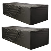 KOCKABC front view of two 68-inch storage bags protecting cushions