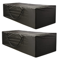 KOCKABC front view of two 68-inch storage bags protecting cushions