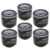 Kohler front view of oil filter showing label and fitment benefit