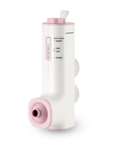 KokoSelene front view showing pink rechargeable bath jet and sleek design for relaxation