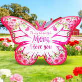 KOOY front view butterfly inflatable showing festive design and curb appeal