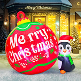 KOOY penguin front view showing bright colors and festive design for curb appeal