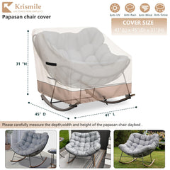 Krismile close-up of 600D Oxford texture showing durable waterproof protection