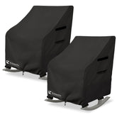 Krismile front view showing full chair protection and weather resistance