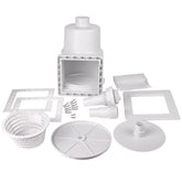 KTWT skimmer front view showing full faceplate and clean finish for easy replacement