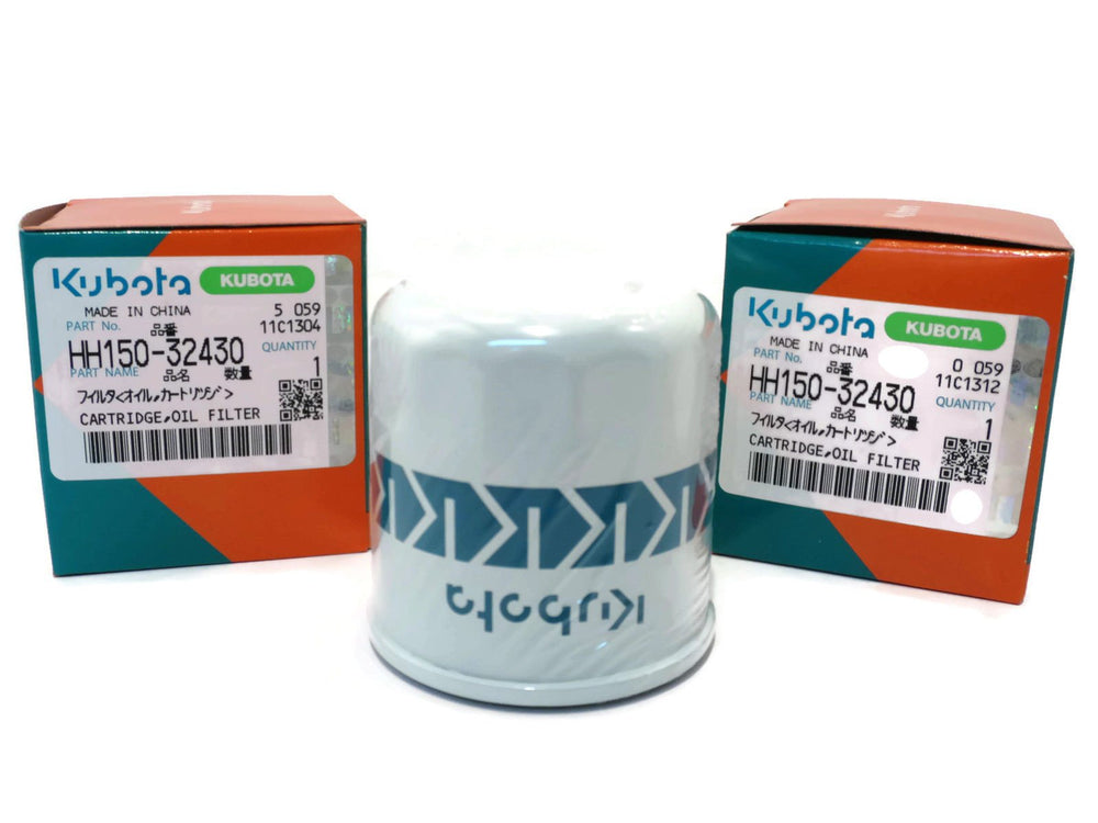 Kubota oil filter front view ensures correct fit and engine protection