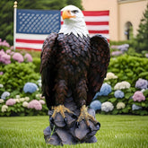 KUCKGO eagle front view showing lifelike pose and patriotic presence