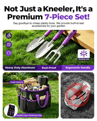 KVR double-layer tote open showing organized storage and durable carry benefit