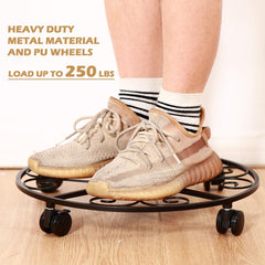 KvyusFlourish saucer on dolly catching water to protect surfaces