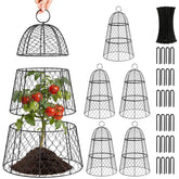 Kweetle front view of six packaged cloches showing complete protection kit benefits