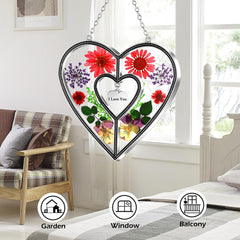 KY&BOSAM zinc-alloy heart frame detail showing beaded edging and finish