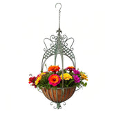 Kynthyre front view hanging planter showing rustic display benefit