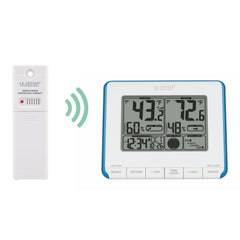 La Crosse Technology buttons and controls close-up for easy setup and alert configuration