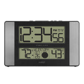La Crosse Technology front display showing large time digits and calendar for quick reading