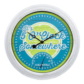 La Crosse Technology front view showing Margaritaville dial and clear time display