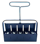 Ladbrooke Mini 5 front view showing durable steel and five block cavities for consistent starts