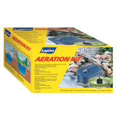 Hagen Laguna front packaging showing complete aeration kit and included components for easy setup