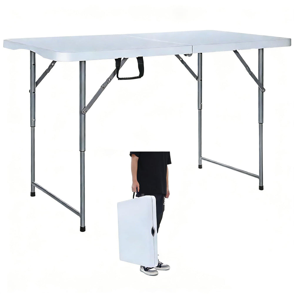 Lakhow front view folded with handle for easy transport and storage