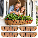LáLáGreen front view 24 inch planter pack showing four troughs and clean finish