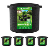 Land Guard front view of 4-pack grow bags showing product and box for quick identification
