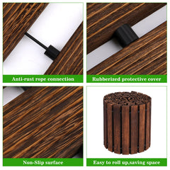 Landical detail of anti-rust steel wire and rubber gaskets for reinforced strength