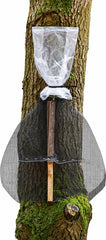 LanternFly Trap Co front view installed on tree trunk showing easy setup and capture