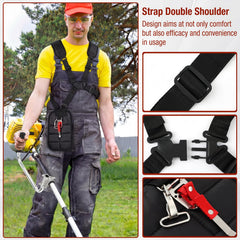 Lanties in-use outdoor trimming demonstrating reduced arm strain