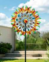 Lariander front view of spinner adding focal movement to yard