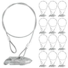 LARNORJE front packaging showing 12 anchors and organized kit, durable and ready