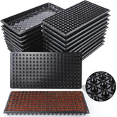 LARNORJE front view of full 20-piece kit showing organized seed-starting set and convenience