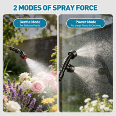 Lavendex four replaceable nozzles laid out to show different spray patterns for precision