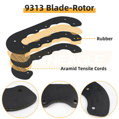 Lawneagle drive belt detail showing rib profile for secure, slip-resistant power transfer