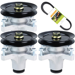 Lawneagle front-packaging showing full spindle kit and contents for easy identification