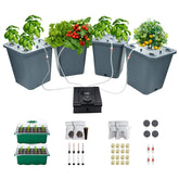 LAWNFUL front packaging showing complete hydroponic kit and included components beneficial overview