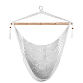 Lazy Daze Hammocks front view showing chair and spreader bar, comfortable seating