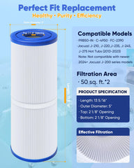 LBLVBNEWD close-up of trilobal filter fabric capturing fine particles for clearer water